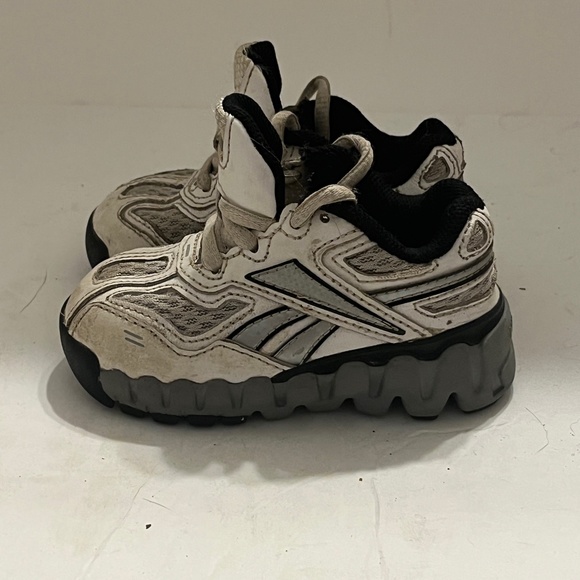 REEBOK | Kids Toddler Minizig Running Shoes White Blue Size 4 - Picture 3 of 7